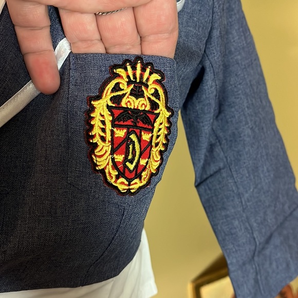 Vtg Sexy SchoolGirl Size XS/ Small Charm Schooled by Delicious Crop Blazer Skirt - Picture 14 of 16